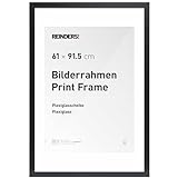 REINDERS Bilderrahmen Poster 61 x 91,5 cm - Posterrahmen aus Holz Schwarz
