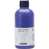 Schmincke Akademie® Acrylfarbe, ultramarinblau (442), halbtransparent, gute Lichtbeständigkeit, 500 ml