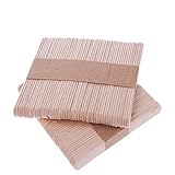 Holzstiele,100er Pack Holzstäbchen 114 x 10 mm Holz Sticks Natürliche für Kinder Bastelprojekte,die Topfetiketten Herstellen
